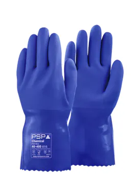 PSP 40-400 Chemical PVC Blue Work Glove