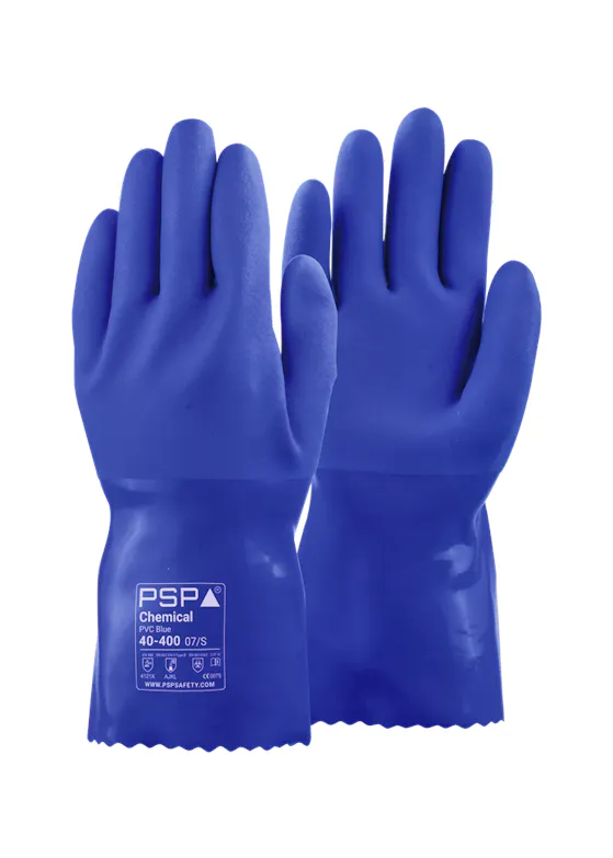 PSP 40-400 Chemical PVC Blue Work Glove