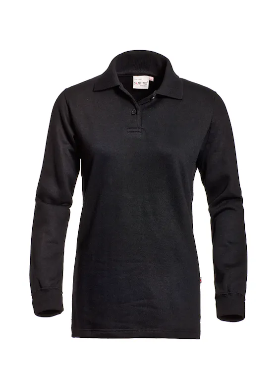 Santino Rick 200020 Langarm-Poloshirt Regular Fit für Damen