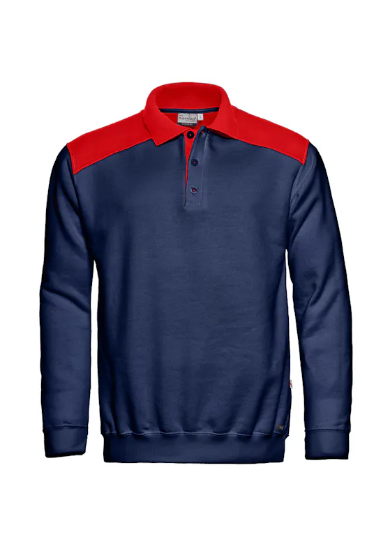 Santino Tesla 200136 Langarm-Polo Regular Fit 2 Color Line