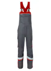 Charcoal/rood