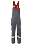 Charcoal/rood