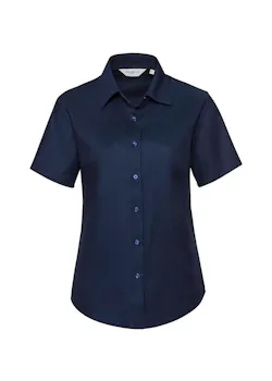 Russell Z933F Oxford Shirt Short Sleeve Tailored Regular Fit Dames miniatuur