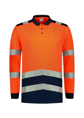 Tricorp Poloshirt High Vis Bicolor Lange Mouw 203008