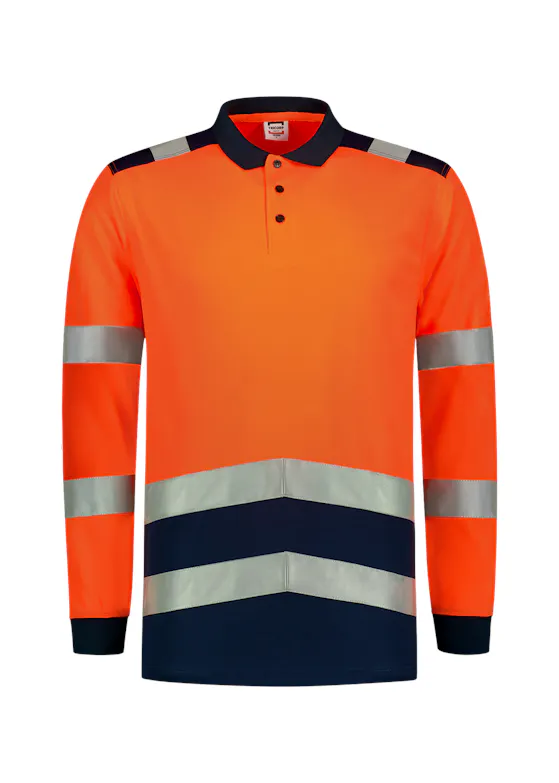 Tricorp High-Vis-Bicolor-Poloshirt, langarm, 203008