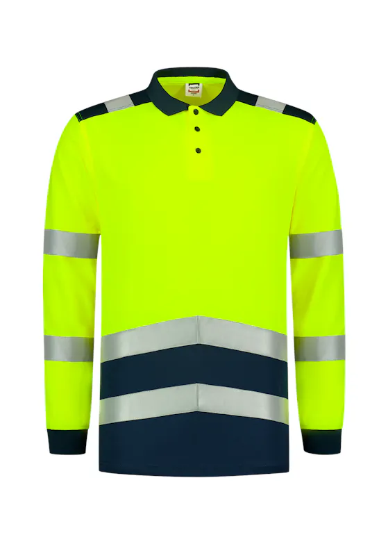 Tricorp High-Vis-Bicolor-Poloshirt, langarm, 203008