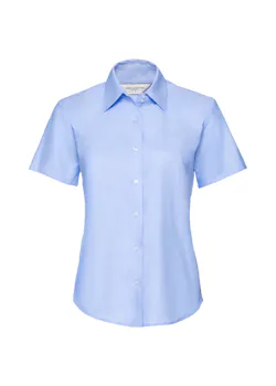 Russell Z933F Oxford Shirt Short Sleeve Tailored Regular Fit Dames miniatuur