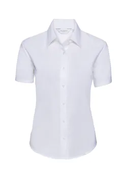 Russell Z933F Oxford Shirt Short Sleeve Tailored Regular Fit Dames miniatuur
