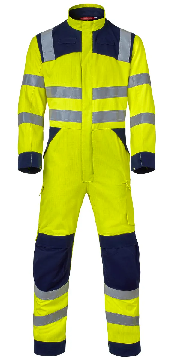 High Vis Geel/Marineblauw
