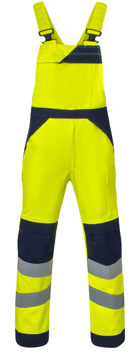 High Vis Geel/Marineblauw