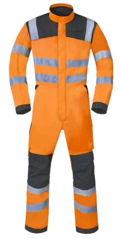 High Vis Oranje/Medium Grijs