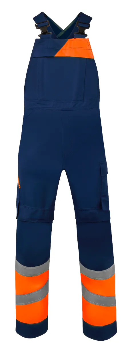 Marineblau/Fluo Orange