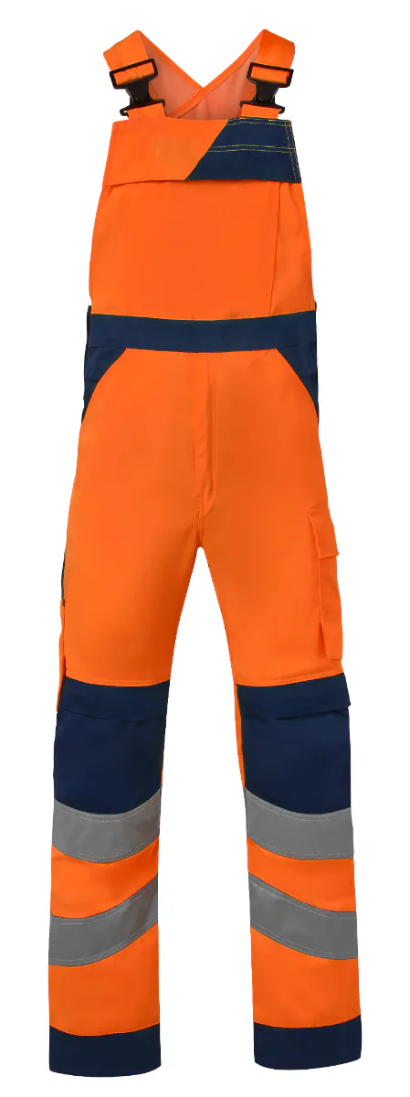 High Vis Oranje/Marineblauw