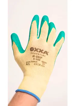 Oxxa Essential M-Grip 11-540 Latex Werkhandschoen miniatuur