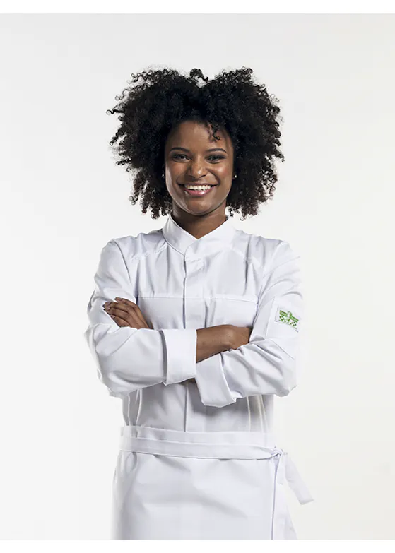 Chaud Devant Chef Jacket Salerno RPB White