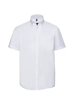 Russell Z957 Ultimate Non-⁠Iron Shirt Short Sleeve Classic Regular Fit miniatuur