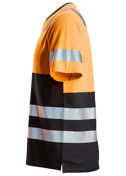 Snickers AllroundWork 2534 T-Shirt High-Vis Klasse 1 miniatuur