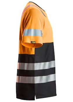 Snickers AllroundWork 2534 T-Shirt High-Vis Klasse 1 miniatuur