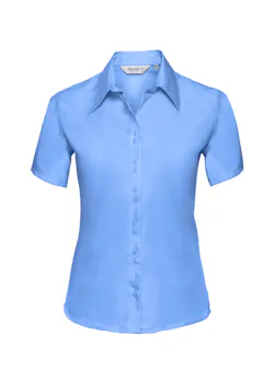 Russell Z957F Ultimate Non-⁠Iron Shirt Short Sleeve Tailored Regular Fit Dames miniatuur