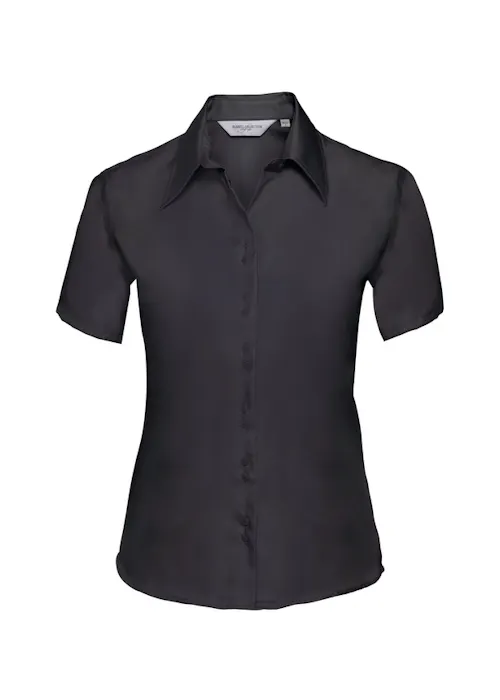 Russell Z957F Ultimate Non-⁠Iron Shirt Short Sleeve Tailored Regular Fit Dames