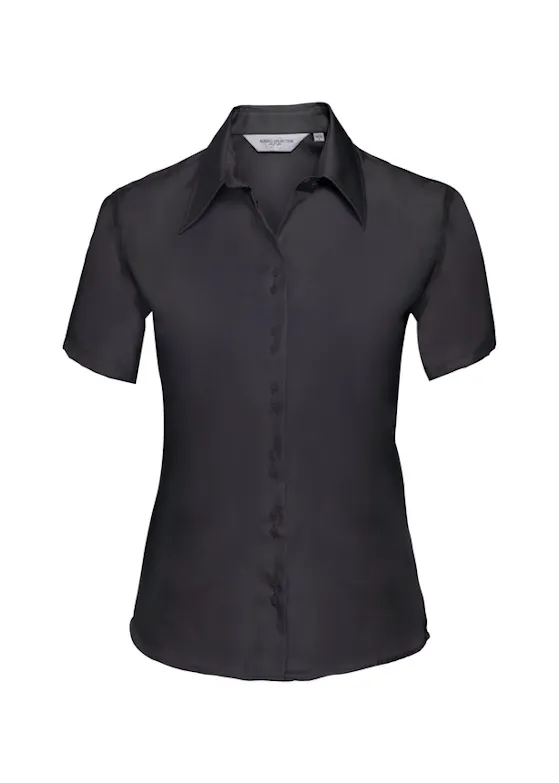 Russell Z957F Ultimate Non-⁠Iron Shirt Short Sleeve Tailored Regular Fit Dames