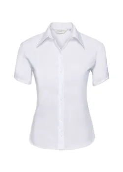 Russell Z957F Ultimate Non-⁠Iron Shirt Short Sleeve Tailored Regular Fit Dames miniatuur