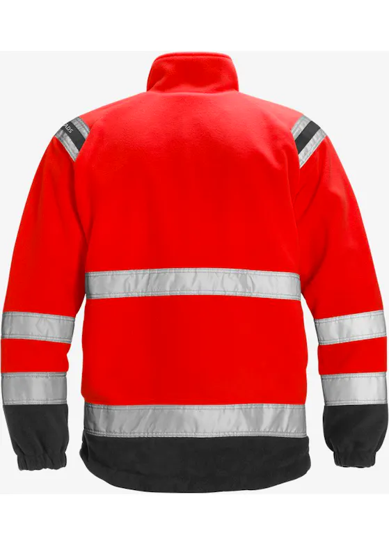 Fristads High-Vis-Fleecejacke, winddicht, Klasse 3, 4041 FE