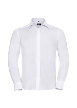 Russell Z958 Ultimate Non-⁠Iron Shirt Long Sleeve Tailored Regular Fit miniatuur