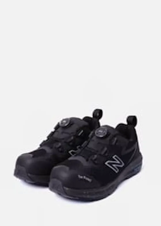 New Balance Logic BOA S1PL HRO SR FO, Damen, Sicherheitsschuh, Schwarz/Blau