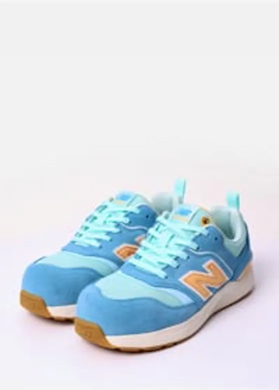 New Balance Elite Lite S1PL Dames Werkschoen Blauw/Oranje