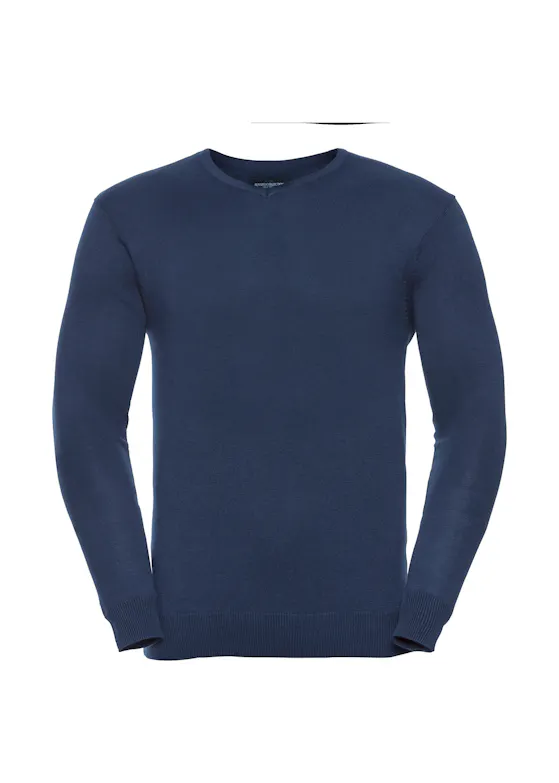 Russell Men's V-Neck Knitted Pullover