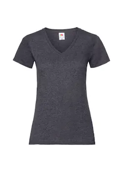 Fruit of The Loom F271N Valueweight T-shirt V Neck Regular Fit Dames miniatuur