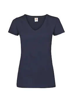 Fruit of The Loom F271N Valueweight T-shirt V Neck Regular Fit Dames miniatuur
