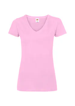 Fruit of The Loom F271N Valueweight T-shirt V Neck Regular Fit Dames miniatuur