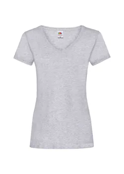 Fruit of The Loom F271N Valueweight T-shirt V Neck Regular Fit Dames miniatuur