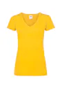 Fruit of The Loom F271N Valueweight T-shirt V Neck Regular Fit Dames miniatuur