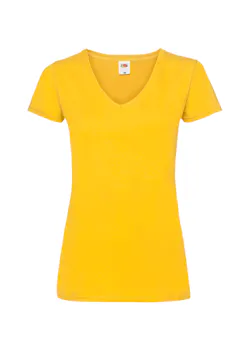 Fruit of The Loom F271N Valueweight T-shirt V Neck Regular Fit Dames miniatuur