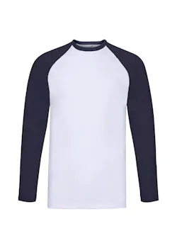 Fruit of The Loom F296 Baseball T-shirt Long Sleeve Regular Fit