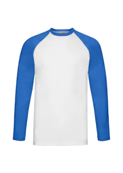 Fruit of The Loom F296 Baseball T-shirt Long Sleeve Regular Fit miniatuur