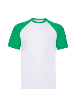 Fruit of The Loom F295 Baseball T-shirt Short Sleeve Regular Fit miniatuur