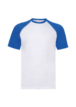 Fruit of The Loom F295 Baseball T-shirt Short Sleeve Regular Fit miniatuur