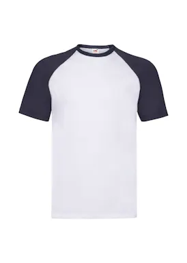 Fruit of The Loom F295 Baseball T-shirt Short Sleeve Regular Fit