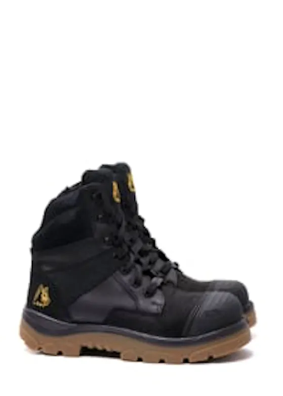 Steel Blue Southern Cross Zip Composiet Black Amber TPU S3 Werkschoen
