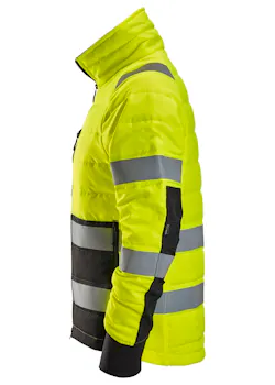 Snickers AllroundWork, High-Vis Licht Gewatteerd Jack, Klasse 2 - 8134 miniatuur