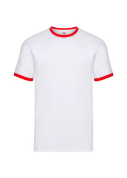 Fruit of The Loom F159 Ringer T-shirt Regular Fit miniatuur