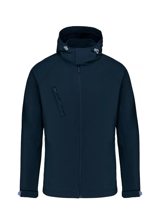 Kariban Heren softshell jas met afneembare capuchon