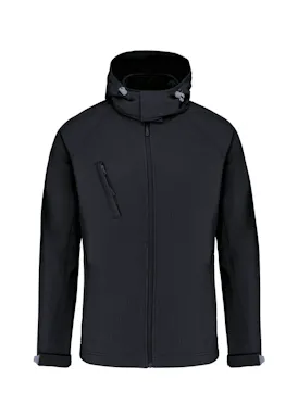 Kariban Heren softshell jas met afneembare capuchon