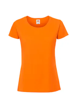 Fruit of The Loom F186 Iconic T-shirt 195 Ringspun Premium Regular Fit Dames miniatuur