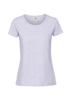 Fruit of The Loom F186 Iconic T-shirt 195 Ringspun Premium Regular Fit Dames miniatuur