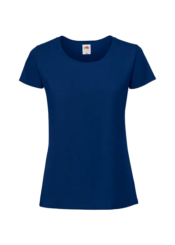 Fruit of The Loom F186 Iconic T-shirt 195 Ringspun Premium Regular Fit Dames
